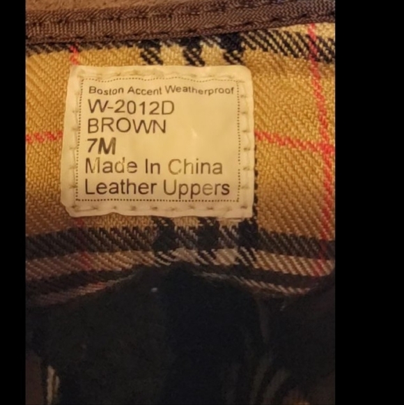 BOSTON ACCENTS WEATHERPROOF DUCK BOOTS. Women's US 7. - Picture 7 of 8